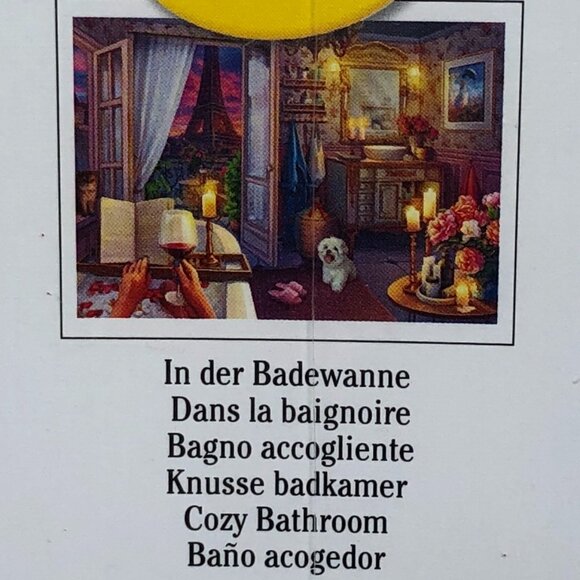 New sealed Ravensburger 500 pcs Large Format Puzzle- Cozy Bathroom - Picture 10 of 12